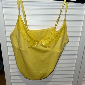 Medium Amazon Yellow Adjustable Half Tank Top